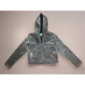 Vintage 2000s Y2K Ralph Lauren Metallic Cropped Jacket S/M NWT Millenium NOS